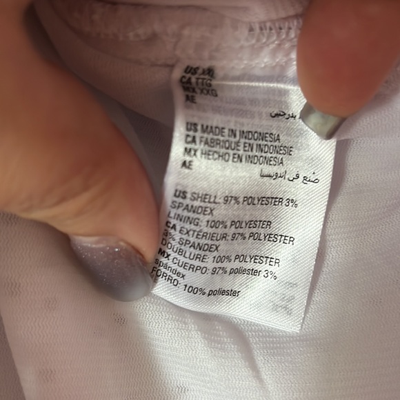 NWT- Bar III Simply Elegant White Ruffled Eyelet Skirt w/ Tie - Picture 5 of 5